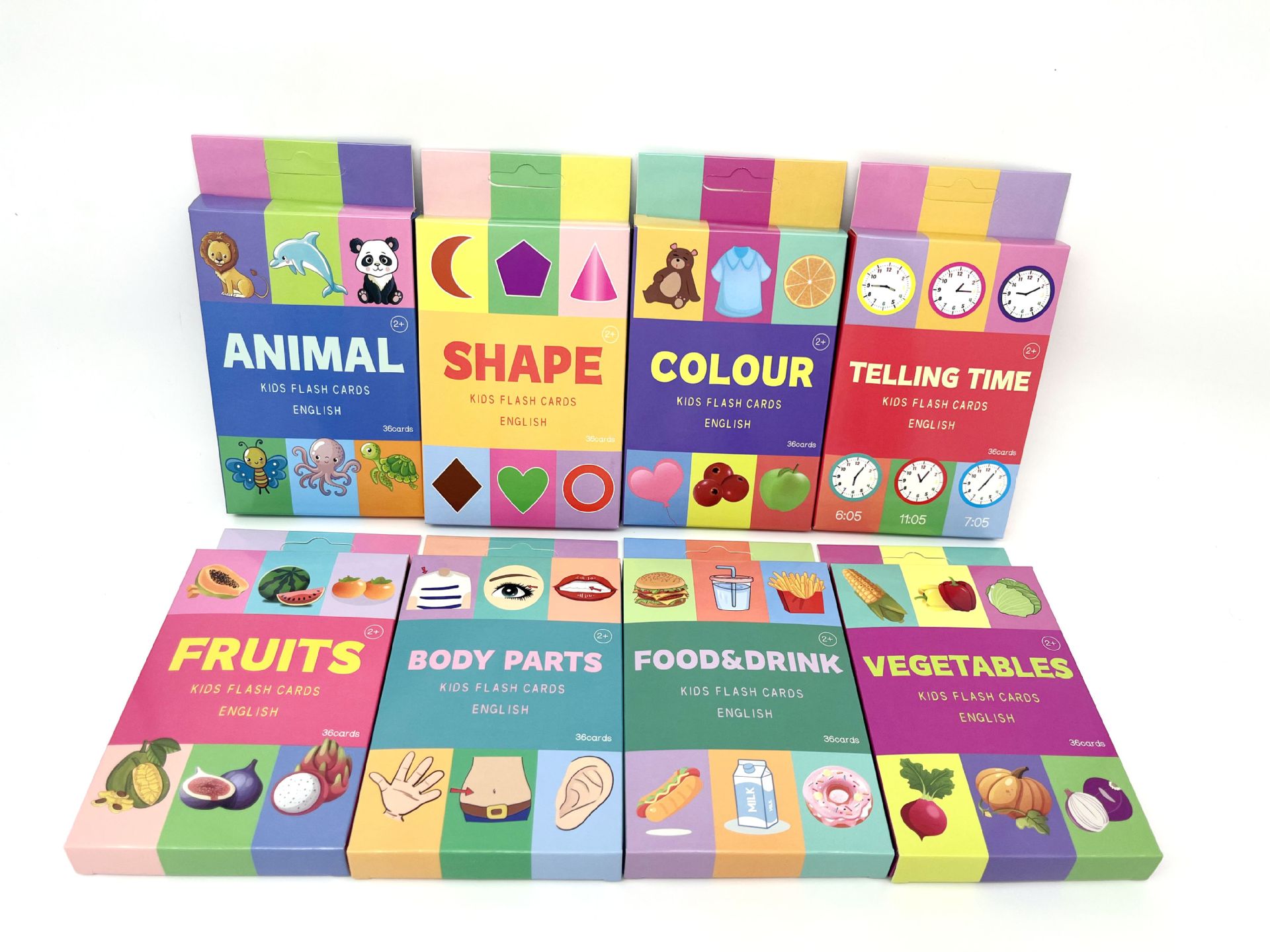 Flash Card Alphabet - モンテッソーリ アルファベット フラッシュカード 3～14歳 子供用 36枚カード