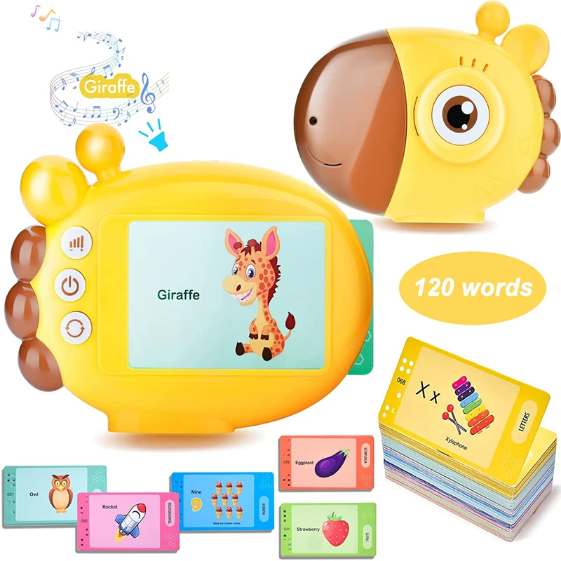 キリンフラッシュカードリーダー視力単語言語ゲーム学習英語ロシ - Kids Educational Reader のレビューと価格