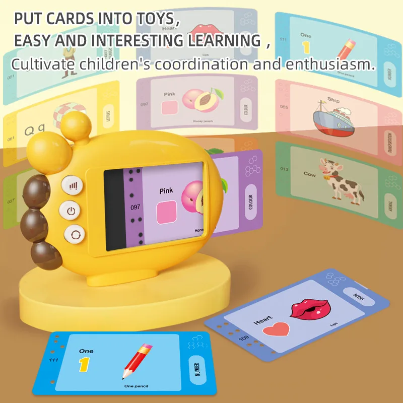 キリンフラッシュカードリーダー視力単語言語ゲーム学習英語ロシ - Kids Educational Reader のレビューと価格