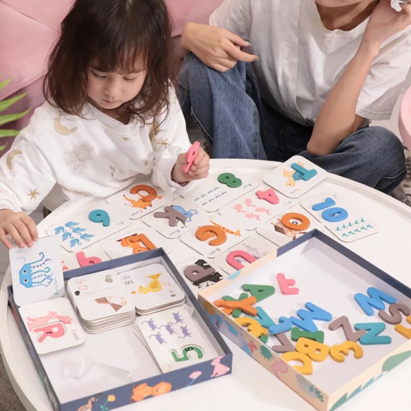 モンテッソーリ-子供向けのアルファベットと数字のフラッシュカ - Flash Card Alphabet のレビューと価格