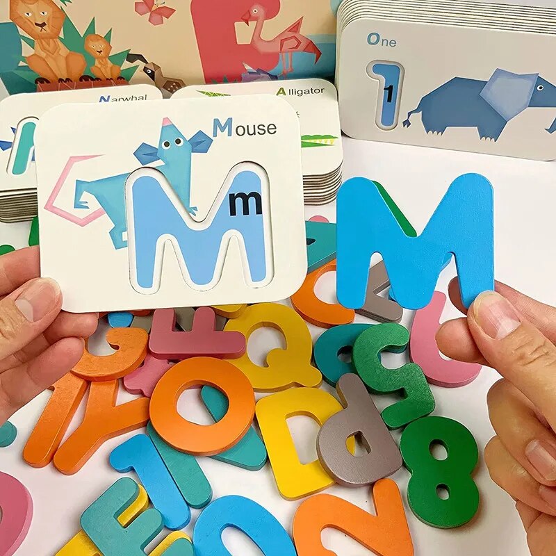 モンテッソーリ-子供向けのアルファベットと数字のフラッシュカ - Flash Card Alphabet のレビューと価格