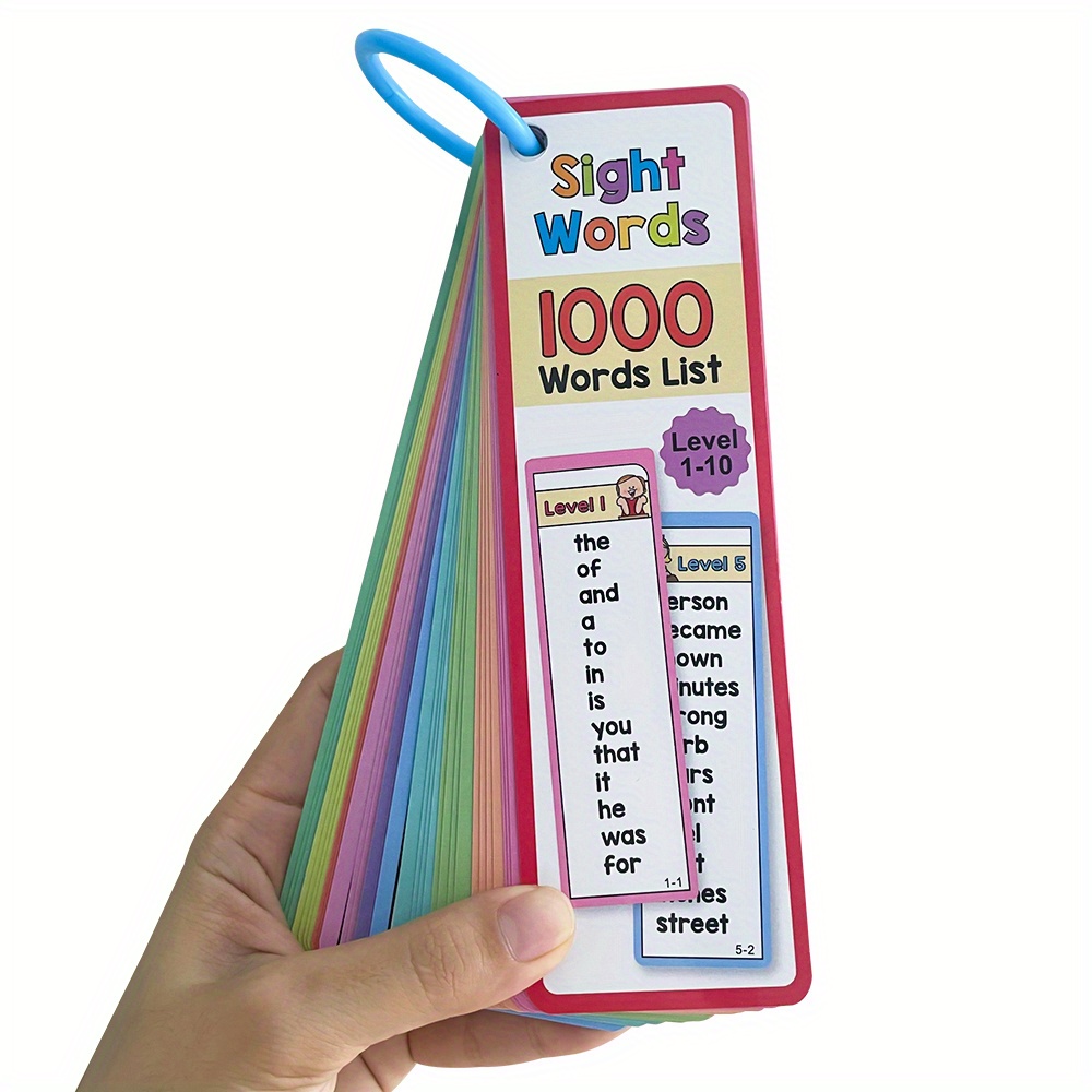 1000 視覚単語リスト英語教育フラッシュカード語彙構築高頻 - Flash Card Alphabet のレビューと価格