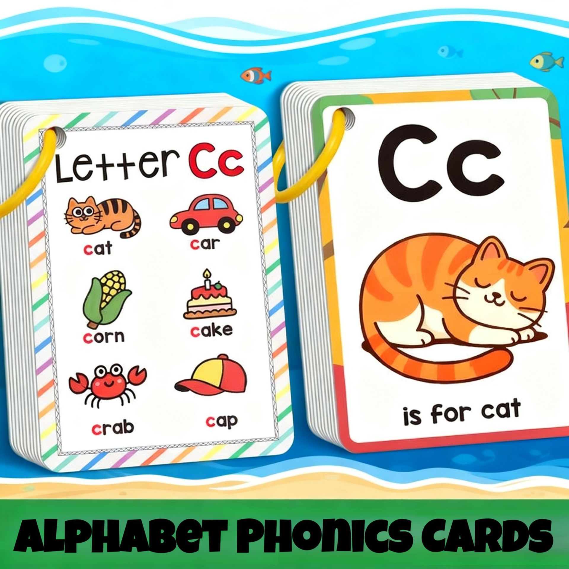 環境に優しいアルファベットフォニックスフラッシュカード（フル - Flash Card Alphabet のレビューと価格