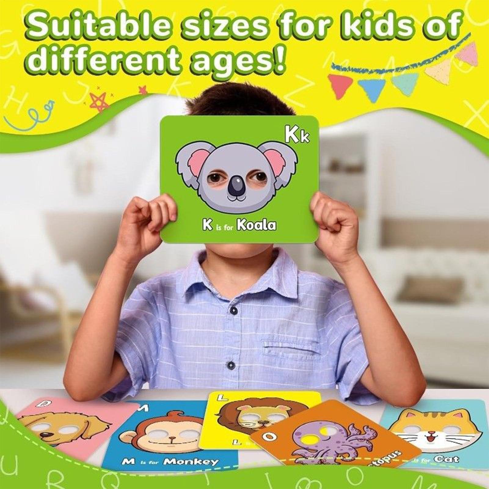 26 ピース アルファベット フラッシュ カード 教育動物レ - Flash Card Alphabet のレビューと価格