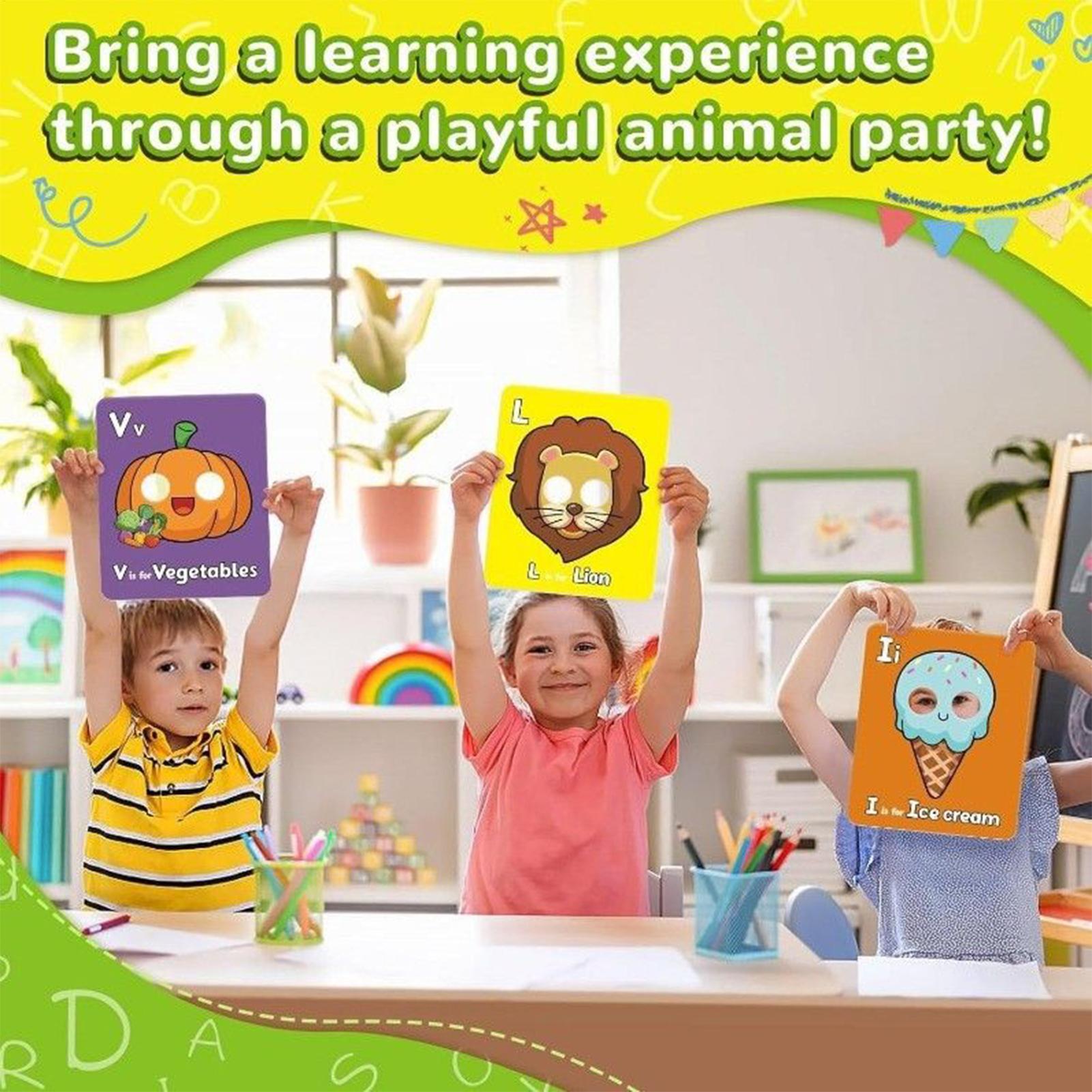 26 ピース アルファベット フラッシュ カード 教育動物レ - Flash Card Alphabet のレビューと価格