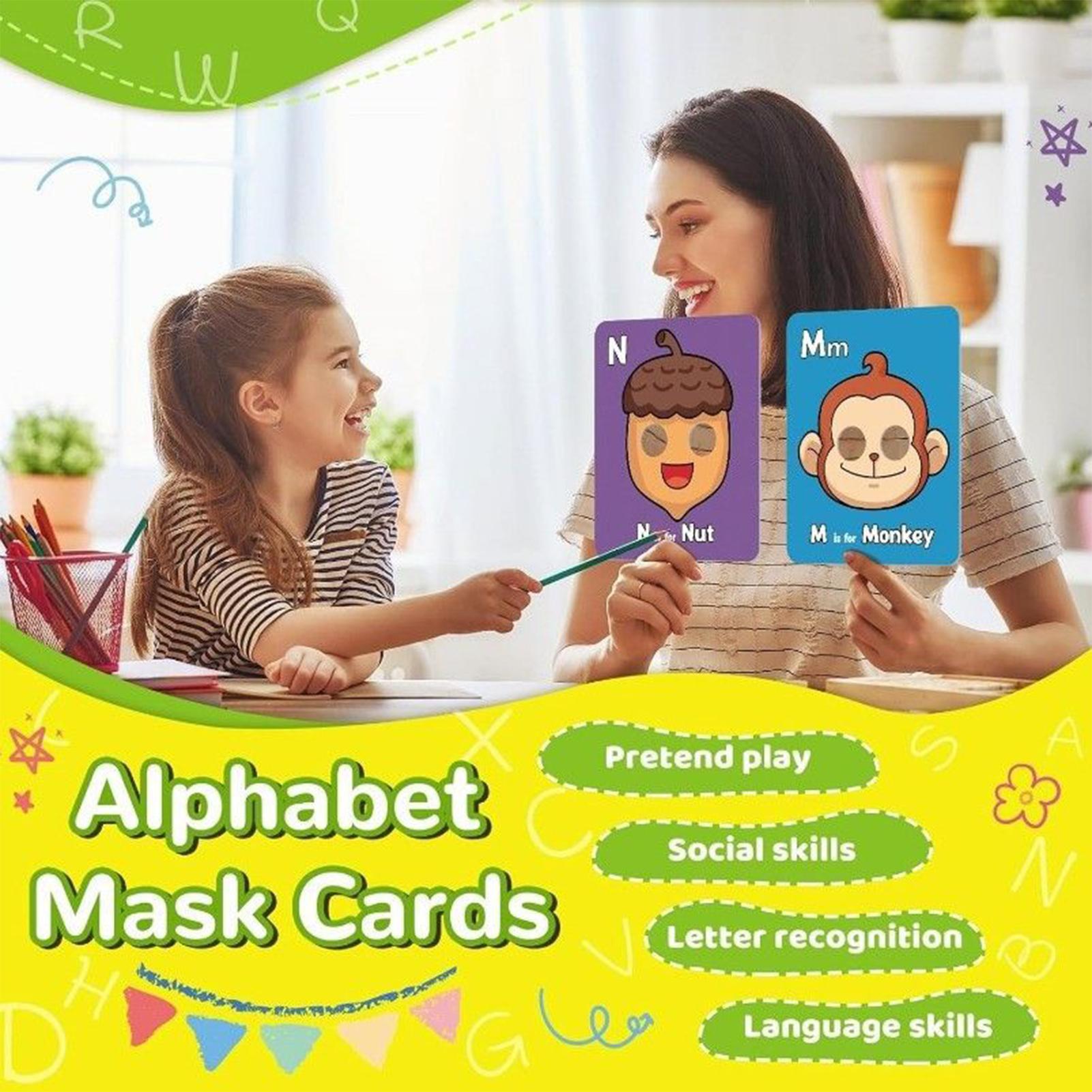 26 ピース アルファベット フラッシュ カード 教育動物レ - Flash Card Alphabet のレビューと価格
