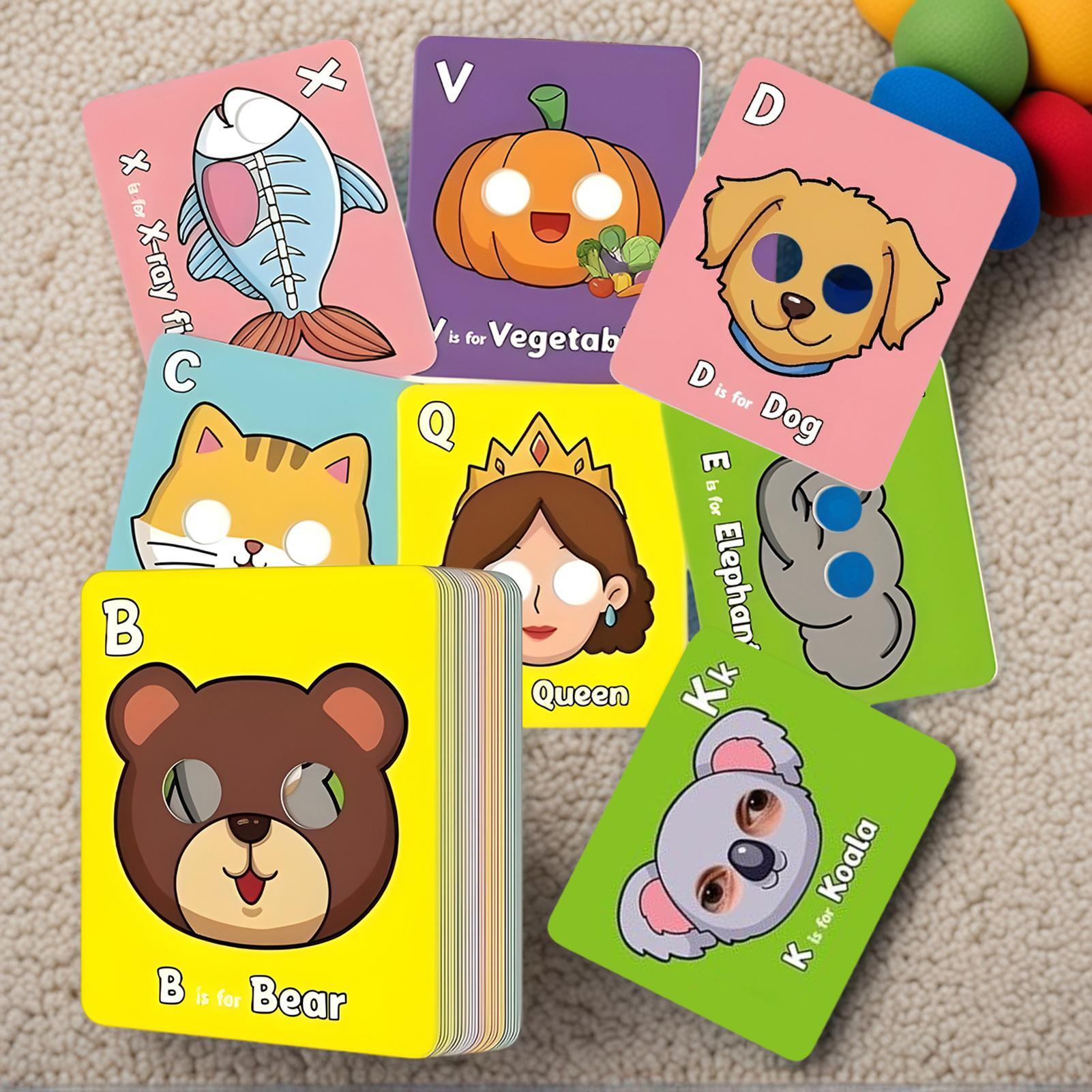 26 ピース アルファベット フラッシュ カード 教育動物レ - Flash Card Alphabet のレビューと価格