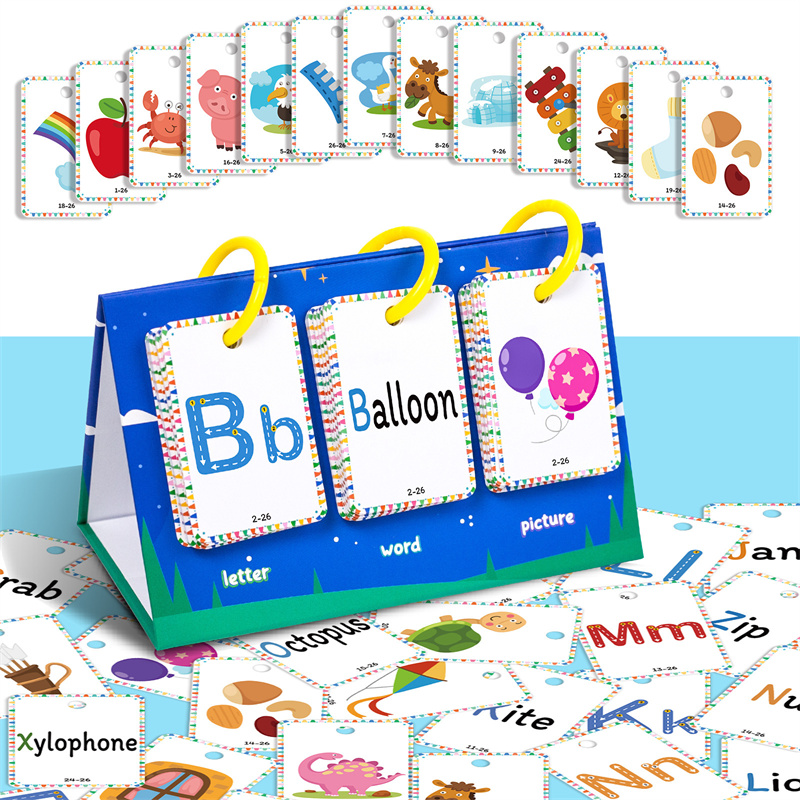 幼児教育用レターカード フラッシュカード 就寝時用 アルファ - Flash Card Alphabet のレビューと価格