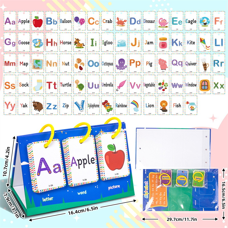 幼児教育用レターカード フラッシュカード 就寝時用 アルファ - Flash Card Alphabet のレビューと価格