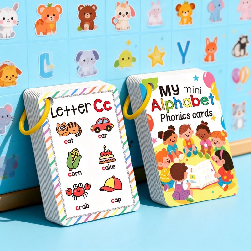カラー動物アルファベット認知カード 子供向け英語26文字アル - Flash Card Alphabet のレビューと価格