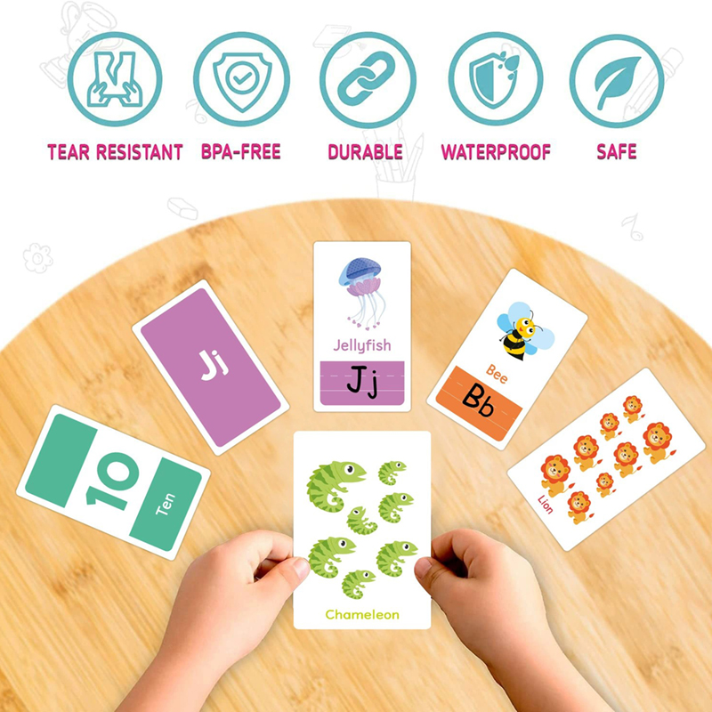 58枚のフラッシュカード 26種類のアルファベット 英語学習 - Flash Card Alphabet のレビューと価格