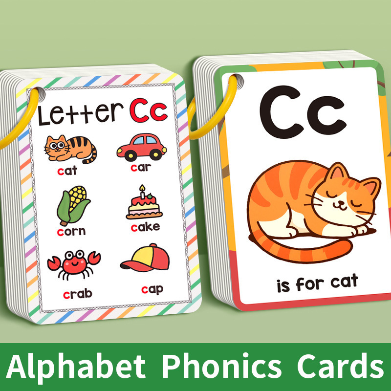 27 ピース/セット学習カード漫画英語アルファベットフォニッ - Flash Card Alphabet のレビューと価格