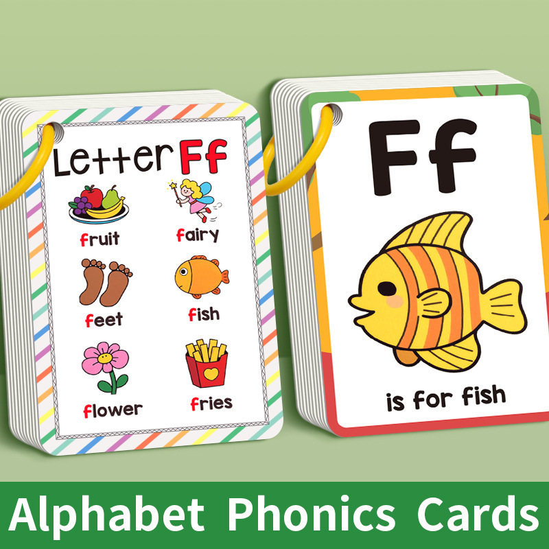 27 ピース/セット学習カード漫画英語アルファベットフォニッ - Flash Card Alphabet のレビューと価格